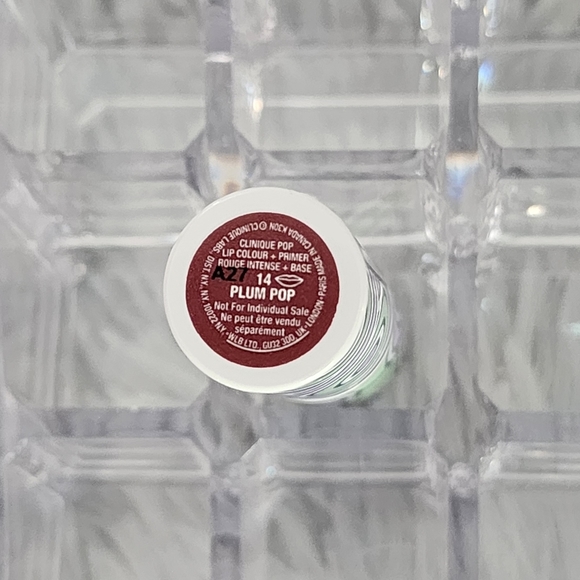 😍CLINIQUE + JONATHAN ADLER Pop Lip Colour (14 Plum Pop) - Picture 3 of 8